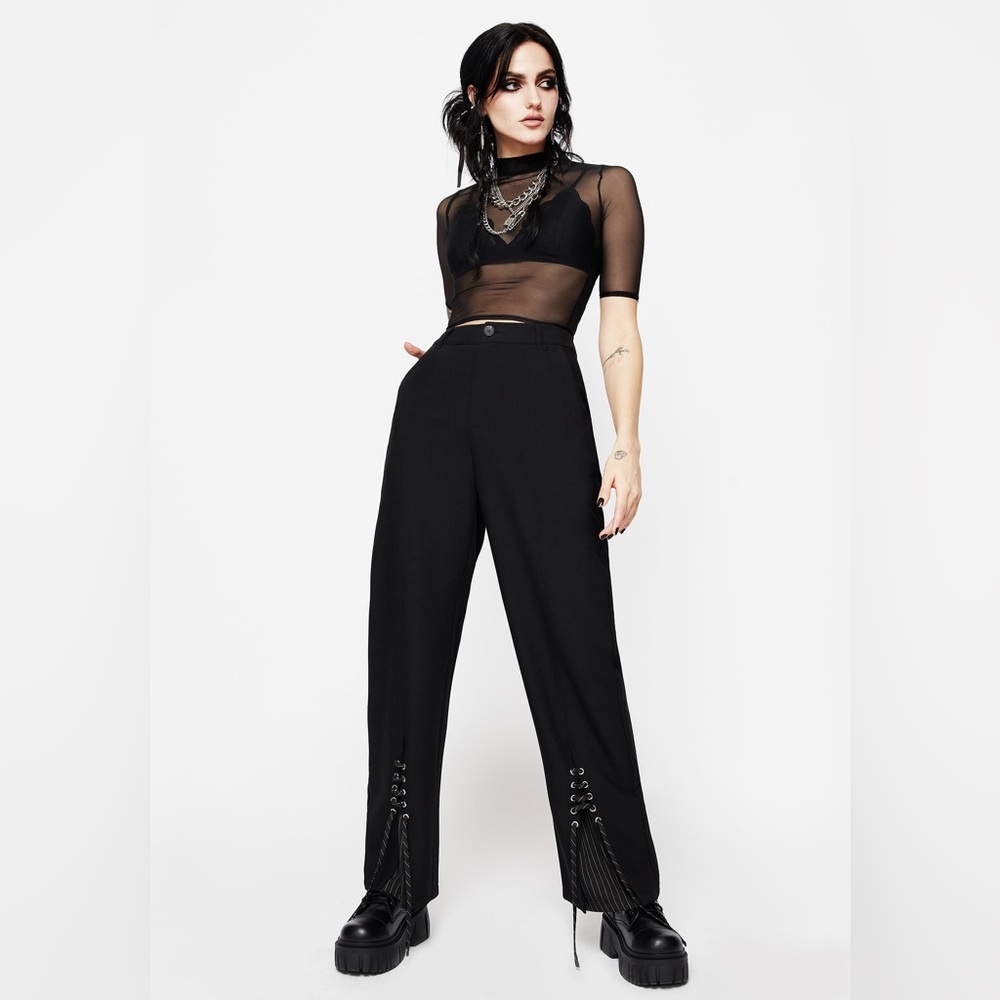 NWT Disturbia Split Lace Trousers US 16 / UK 20